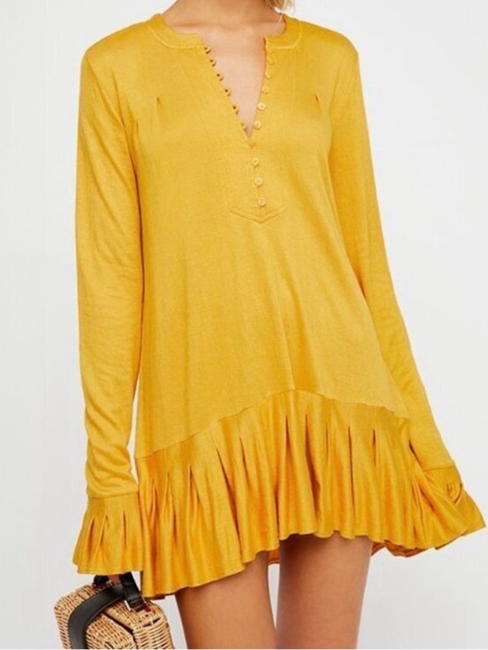 Free People Summer Struttin Mini Tunic Dress